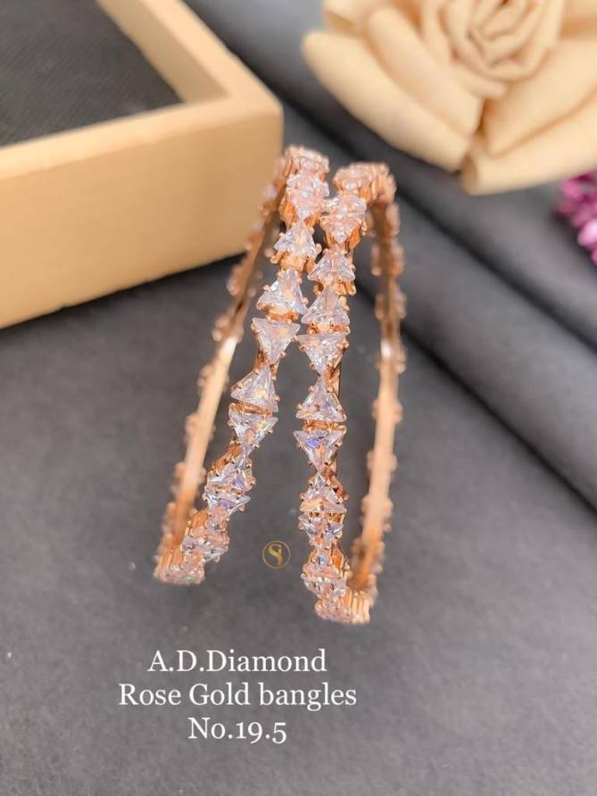 Designer AD Diamond Bangles 2 Catalog
